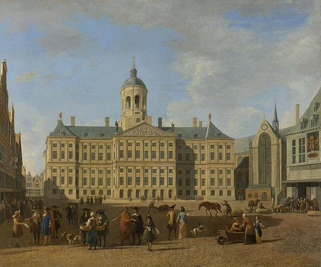 BERCKHEYDE, Gerrit Adriaensz. The town hall on the Dam, Amsterdam